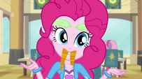 Pinkie Pie using carrots as fangs EG2