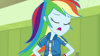 Rainbow Dash specifying "five sports clubs!" EGDS4