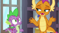Smolder "oh, I didn't say that" S8E11