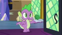 Spike "we don't have to bring the comic" S9E26