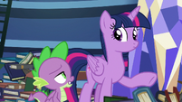 Spike finishing Twilight's sentence S8E24