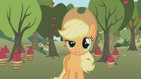 Applejack asking Twilight to step aside S1E04