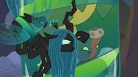 Chrysalis keeps Ophiotaurus in a cocoon S9E8.png (980 KB) Chrysalis keeps Ophiotaurus in a cocoon S9E8