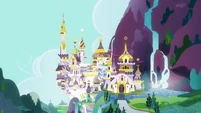 Exterior shot of Canterlot S8E2