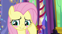 Fluttershy bashfully blushing MLPBGE