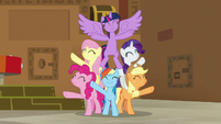 Mane Six finish singing Best Friends Until the End of Time S7E2
