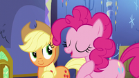 Pinkie "They'll be in good hooves with me" S5E11