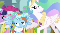 Rainbow Dash about to fly S2E26