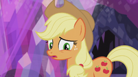 Applejack "only allowed to eat rock soup" S5E20