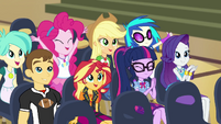 CHS students cheering for Fluttershy CYOE2a