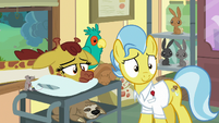 Dr. Fauna relieved by Fluttershy's offer to help S7E5