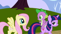 Fluttershy with Twilight's eyes