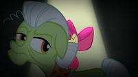 Granny looks at Apple Bloom disapprovingly S5E4