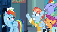 Rainbow Dash even more annoyed at her parents S7E7