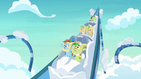 Rainbow and grannies ride the rollercoaster S8E5