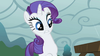 Rarity cringes from mud puddle S1E07
