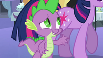 Spike promises he won't help Twilight S3E2