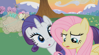 Sweetie Drops and Lyra Heartstrings fighting each other along with other ponies S2E03