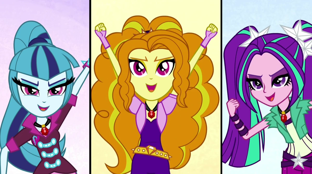 The Dazzlings My Little Pony Friendship Is Magic Wiki Fandom