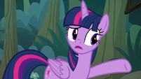 Twilight "first Pinkie races ahead of us" S8E13