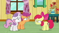Cutie Mark Crusaders back on the floor in confusion S6E4