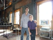 Daniel and Michelle.jpg (77 KB) Creber with songwriter Daniel Ingram.