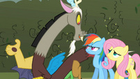 Discord with Rainbow Dash and Fluttershy S2E01