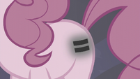 The cutie mark's influencing Pinkie.