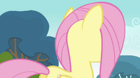 Fluttershy about to turn around S2E22