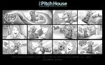 Storyboard for the My Little Pony So Soft Tickle & Giggle Lily toy commercial