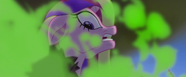 Princess Cadance's body starts to crystallize MLPTM