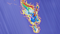 Rainbow Dash surging with electricity EG2
