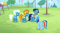 Rainbow meets the Wonderbolts S4E10