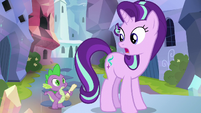 Starlight Glimmer replying to Spike S6E1