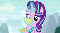 Starlight Glimmer taking a sip of tea S9E11