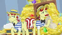 Flim and Flam look nervous at Star Swirl S8E16