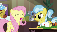 Fluttershy shouting -no!- S7E5