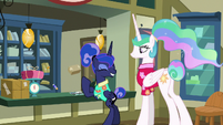 Luna excited while Derpy looks for stamp S9E13