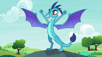 Princess Ember standing tall and dominant S7E15