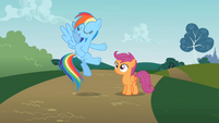 Rainbow Dash and Scootaloo S2E8