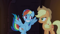 Rainbow Dash embarrassed grin S4E03