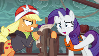 Rarity "maybe we should steer the ship" S6E22