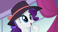 Rarity looking happy S5E15