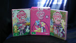 Friendship Changes Everything Region 4 DVD package front and spine, My Little Pony Friendship is Magic Region 4 Season 1 Collector's Box front and top, and That's What Friends Are For Region 4 DVD package front