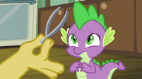Spike suddenly having second thoughts S8E10