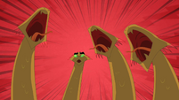 Three hydra heads roar as the fourth is left confused S01E15