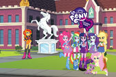 Equestria Girls iTunes Movie Trailers background