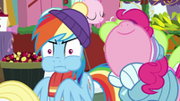 Pinkie Pie appears next to Rainbow Dash BGES1