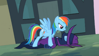 Rainbow Dash holds down Mare Do Well S2E8