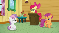 Sweetie Belle --I'm sorry, Apple Bloom-- S6E4